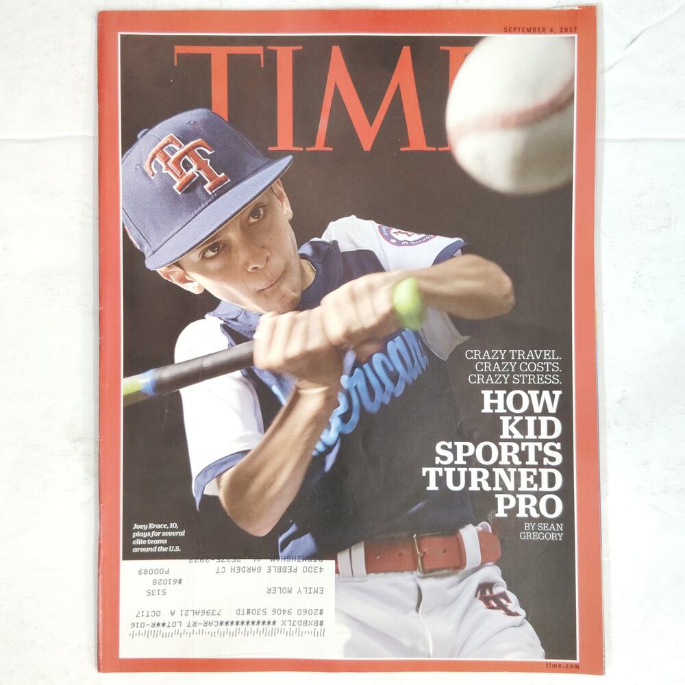 Time Magazine September 4 2017 How Kid Sports Turned Pro Joey Erace